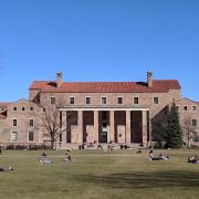 Students enjoy the warm weather at Norlin Quad. Photo by Patrick Campbell.