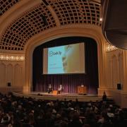 Jemison and former CU President Sandy Braken conduct a Q&A session. Photo by Casey A. Cass.