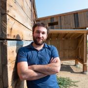 Aaron Treher, lecturer in the Department of Art and Art History, developed a novel approach to conservation that’s part site-specific artwork and part structure to entice the birds into making it their home.