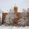 snowy Old Main