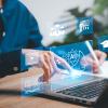 person on laptop