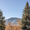 mountains from campus on a winter day