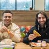 Students eating at the Village Center Dining