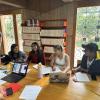 professors, students and locals collaborate on a project