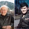 Two images of Richard Jessor: today and as a Marine in uniform in his twenties.
