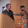 CU President Todd Saliman and CAAAS Director Reiland Rabaka
