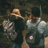 two people on a hike