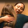 mentor and peer embrace