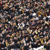 graduates during commencement ceremony