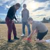 aerospace students working with high schoolers