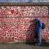 National COVID-19 memorial wall in London, England