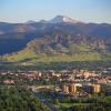 Arial shot of the CU Boulder campus