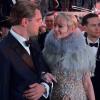 Still from the 2013 Great Gatsby movie starring Leonardo DiCaprio, Tobey Maguire and Carey Mulligan