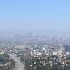 smog in LA skyline
