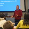 Professor Jim Voss in the classroom