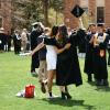 graduating students in regalia on Norlin Quad