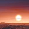 artist's rendering of exoplanet LTT 1445