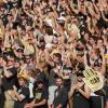 Buffs fans at a football game