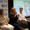 panelists speak during an event on campus