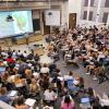 large lecture hall at CU Boulder