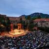 Colorado Shakespeare Festival production in the outdoor theater on campus