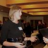 Emily Prehm from the U.S. Department of Health and Human Services, Office of Civil Rights talking with Colorado Law student Tessa DeVault (2013)