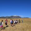 A class of several MENV students visits the Greenbelt Plateau area in Boulder, Colorado. 