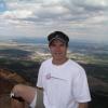 Glen Abramowski, with Boulder and CU campus in the background