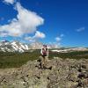 Max Wasser studies pikas near Mountain Research Station west of Boulder