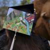 painted graduation cap