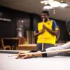students playing billiards in The Connection