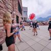 Students on a campus rooftop during 2019 Fall Welcome