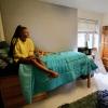 Students in their dorm room