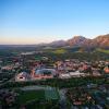 aerial view of CU Boulder