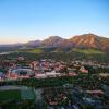 Aerial view of CU Boulder