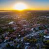aerial of CU boulder