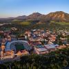 Aerial photo of CU Boulder Campus (Photo by Glenn Asakawa/University of Colorado)