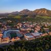 Aerial photo of CU Boulder Campus (Photo by Glenn Asakawa/University of Colorado)