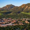Aerial photo of CU Boulder Campus (Photo by Glenn Asakawa/University of Colorado)