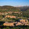 aerial view of CU Boulder campus