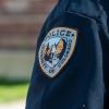 close up of CU Boulder police officer's uniform patch
