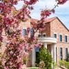 spring blooms on campus