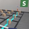 Still image of the augmented reality experience for Minesweeper