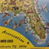 1972 Pictorial Wildlife and Game Map of the United States