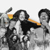 Graphic illustrating several bands and musicians popular in the 1970s