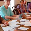 Senior auditors registering for classes