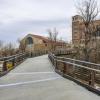 The new Main Campus pedestrian bridge