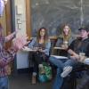 Professor teaching class