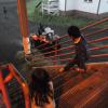 Children are seen in a rural Alaskan village. (Photo by Loren Holmes/Anchorage Daily News)
