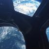 View of Earth from a space station
